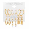 a4d49be3-ed8f-4e9a-bf4e-d316aa95a471.jpg Nine Pairs Of Creative Retro Pearl Ring Earrings Set Summer Beauty