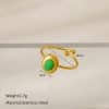 Fashion Natural Stone Turquoise Ring