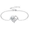 Heart Pendant MOM Bracelet For MOM Ornament