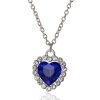 Ladies Love Blue Crystal Zircon Jewelry Set