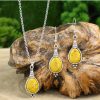 Retro Ethnic Style Earrings And Necklace Set Jewelry