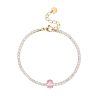 Titanium Steel Bracelet Inlaid Zircon Sweet