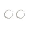 European And American Circle Women's Gold Advanced Earrings Fashion