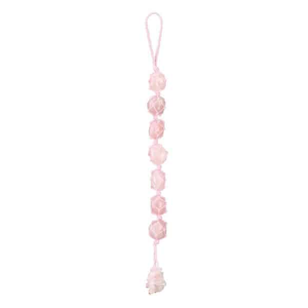 7 Colored Stone Seven Colors Crystal Stone Hand-woven Pendant