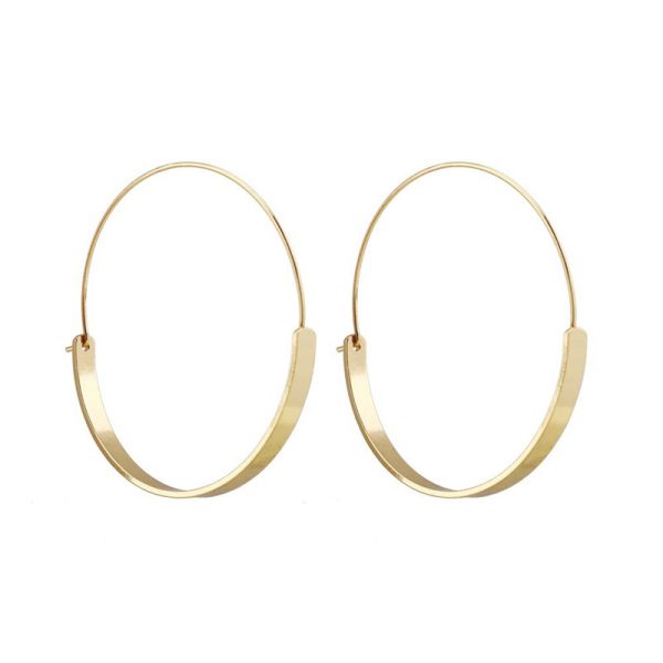 a68fb236-49e3-43cd-8738-bde466573a70.jpg Large Round Circle Ear Earring Metal Copper Earring