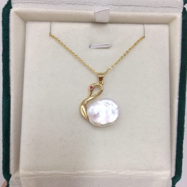 a69bb4d9-af1c-4fac-b6f6-3237dd46daa7.jpg Freshwater Pearl Baroque Special-shaped Beads Swan Pearl Necklace