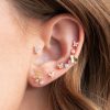 Korean Style Geometric Stud Ear Stud Set