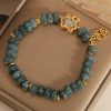Natural Emerald Jade Bracelet For Women