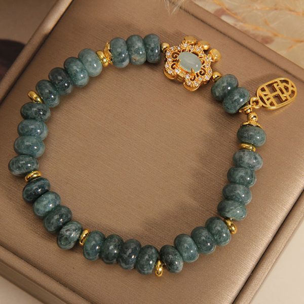Natural Emerald Jade Bracelet For Women