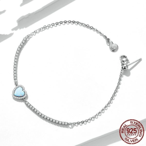 Simple White Gold Plated Zircon Heart-shaped Fashion Ornament
