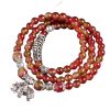 Natural Watermelon Crystal Bracelet Chinese Knot