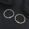 Women's Tennis Chain Heart-shaped Couple Bracelet