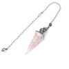 Rainbow Color Crystal Pendant Gravel Beads Pendant Reiki Resin Pendant