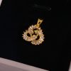 Snake Bones Chain Ginkgo Leaf Pendant Temperament Entry Lux Necklace