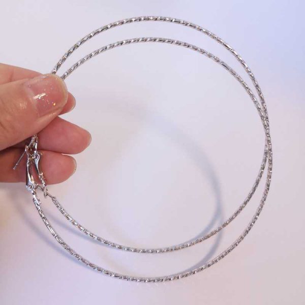 Metal Big Circle Earrings Female Wild Earrings Simple Temperament Ear Jewelry