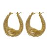 Thread Like Ear Hoops Niche Design Fashion