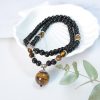 Natural Tigereye Single Bead Necklace Pendant Crystal Accessories