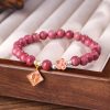 High-grade Natural Rose Stone Bracelet