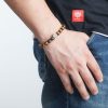 Volcanic Rock Tigereye Yoga Bracelet