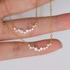 S925 Sterling Silver 14K Gold Plated Smile Necklace For Women