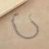 Multi-layer Stainless Steel Twin Inlaid Zircon Bracelet