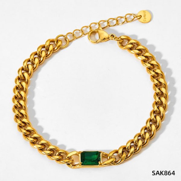 Stainless Steel Fashionable European And American Bracelet For Women