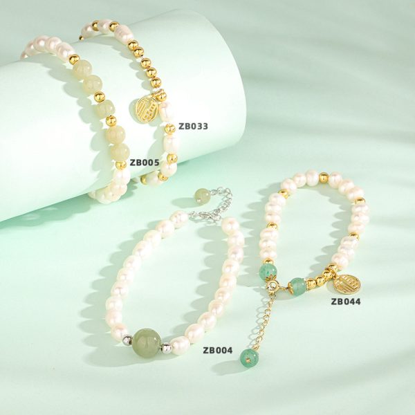 S925 Sterling Silver Color Stonelet Natural Citrine Bracelet Bracelet