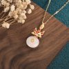 Fox Peace Buckle Vintage Necklace For Women