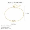 S925 Sterling Silver Geometric Water Drop Bracelet Women's All-match Simple