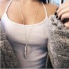 Retro Feather Tassel Necklace For Women