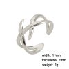 Personalized Retro Women's Fashion Stainless Steel Open Ring