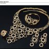 Four-piece Fashion Retro Accessories Crystal Jewelry Set