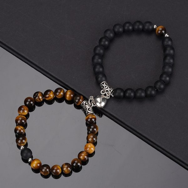 Alloy Natural Stone Lovers A Pair Of Magnets Attract Girlfriends Jewelry