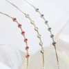 Glow Opal Adjustable 925 Sterling Silver Bracelet
