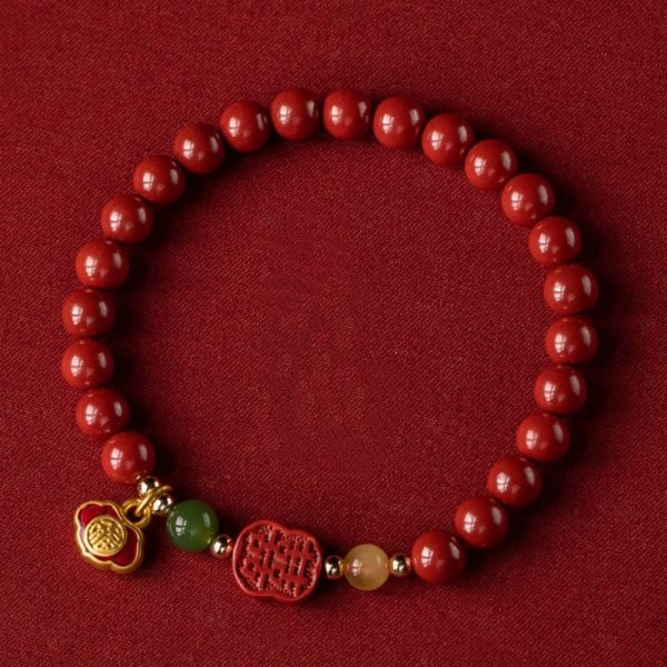 Raw Ore Emperor Sandstone Happy Eyebrow Bracelet For Women