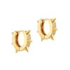Micro Set Zircon Pointed Earrings Jewelry