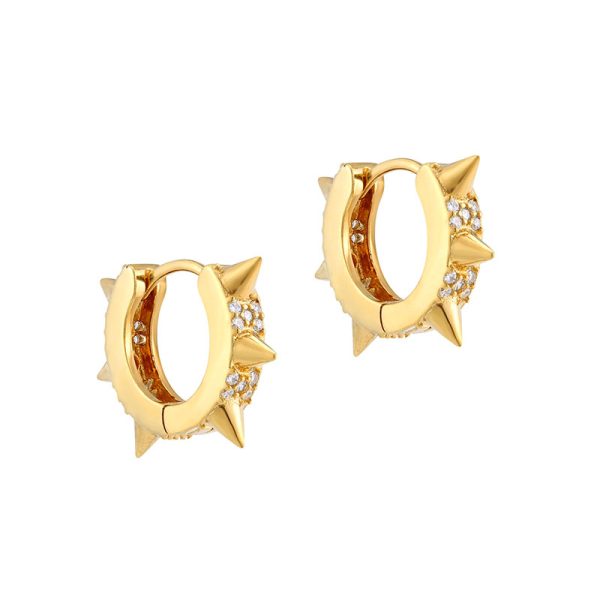 Micro Set Zircon Pointed Earrings Jewelry