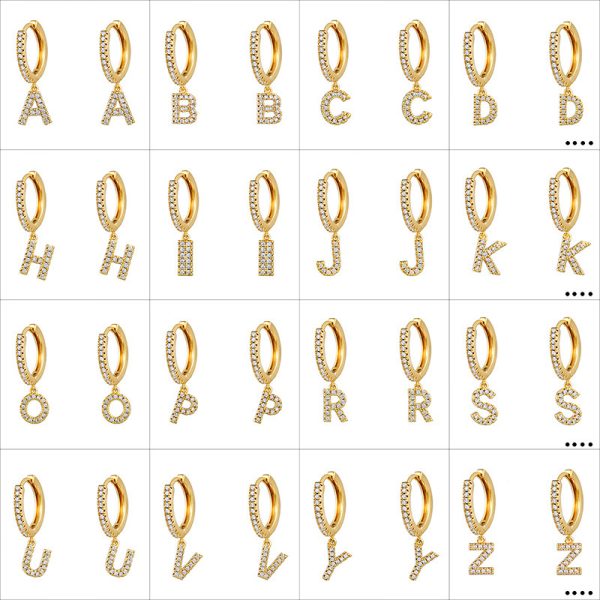 Women's Korean Style Small Earrings Half Circle
