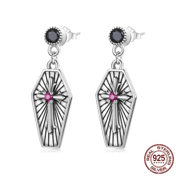 Original Dark Night Rose Skull Ring Jewelry Set