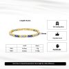 Hollow Cross Colorful Crystals Inlaid Open-ended Bracelet Sweet And Cool Temperament