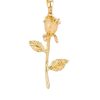 Retro Double Rose Pendant Necklace For Women
