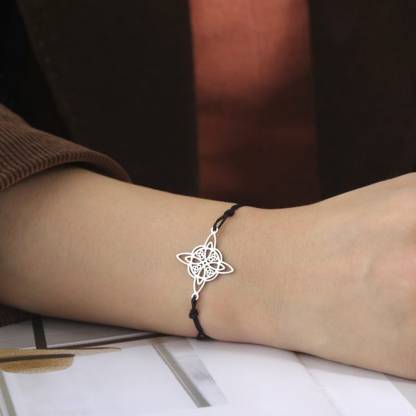 Cutting Titanium Steel Bracelet Double Hole Stainless Steel Bracelet