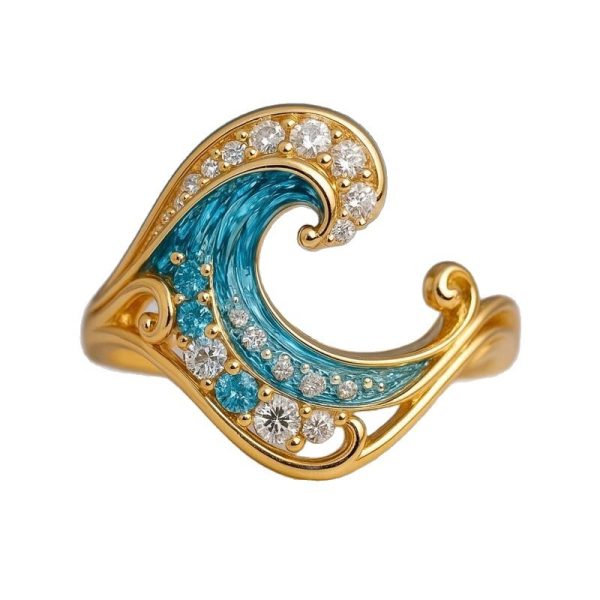 Affordable Luxury Fashion Personality New Spray HAILANG Series Creative Ring