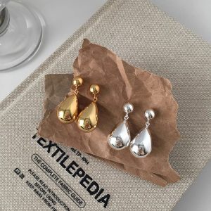 Classic Style Simple Water Drop Earrings