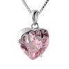 Strawberry Love Necklace Female S925 Sterling Silver