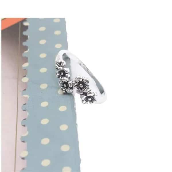 Cross Vintage Distressed Diamond Guardian Ring