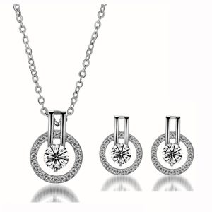 Zircon Simple Set Lover Eye Fashion Set