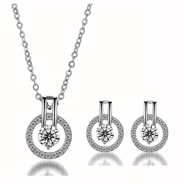Zircon Simple Set Lover Eye Fashion Set