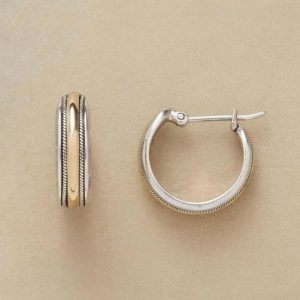 Retro Style Big Circle Earrings Fashion Commuter Simple Ladies Exaggerated