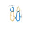 Sterling Silver Asymmetric Drop Earrings